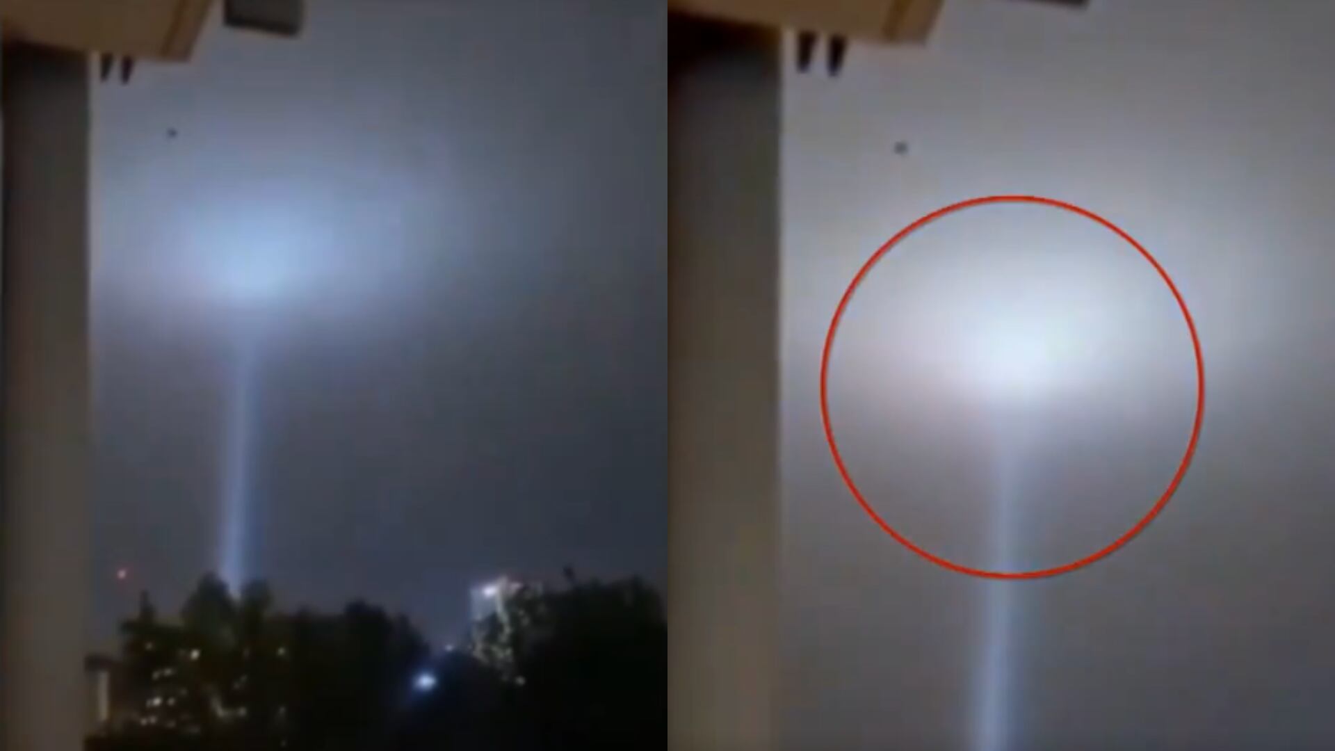 El video de Jaime Maussan que habría captado un OVNI tras una rayo de luz