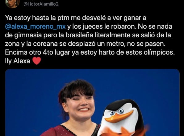 Usuarios aseguraron que le robaron a Alexa Moreno en Tokio