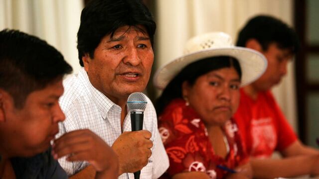 Evo Morales, expresidente de Bolivia.