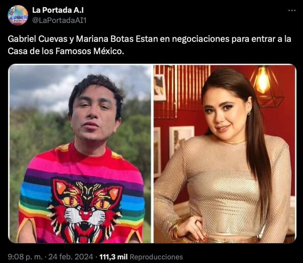 Aseguran que la producción de La Casa de los Famosos México está negociando con Gabriel Cuevas para que sea uno de los habitantes