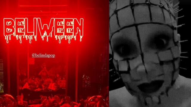 Belinda crea su propio Halloween llamado Beliween; lució terrorífica.
