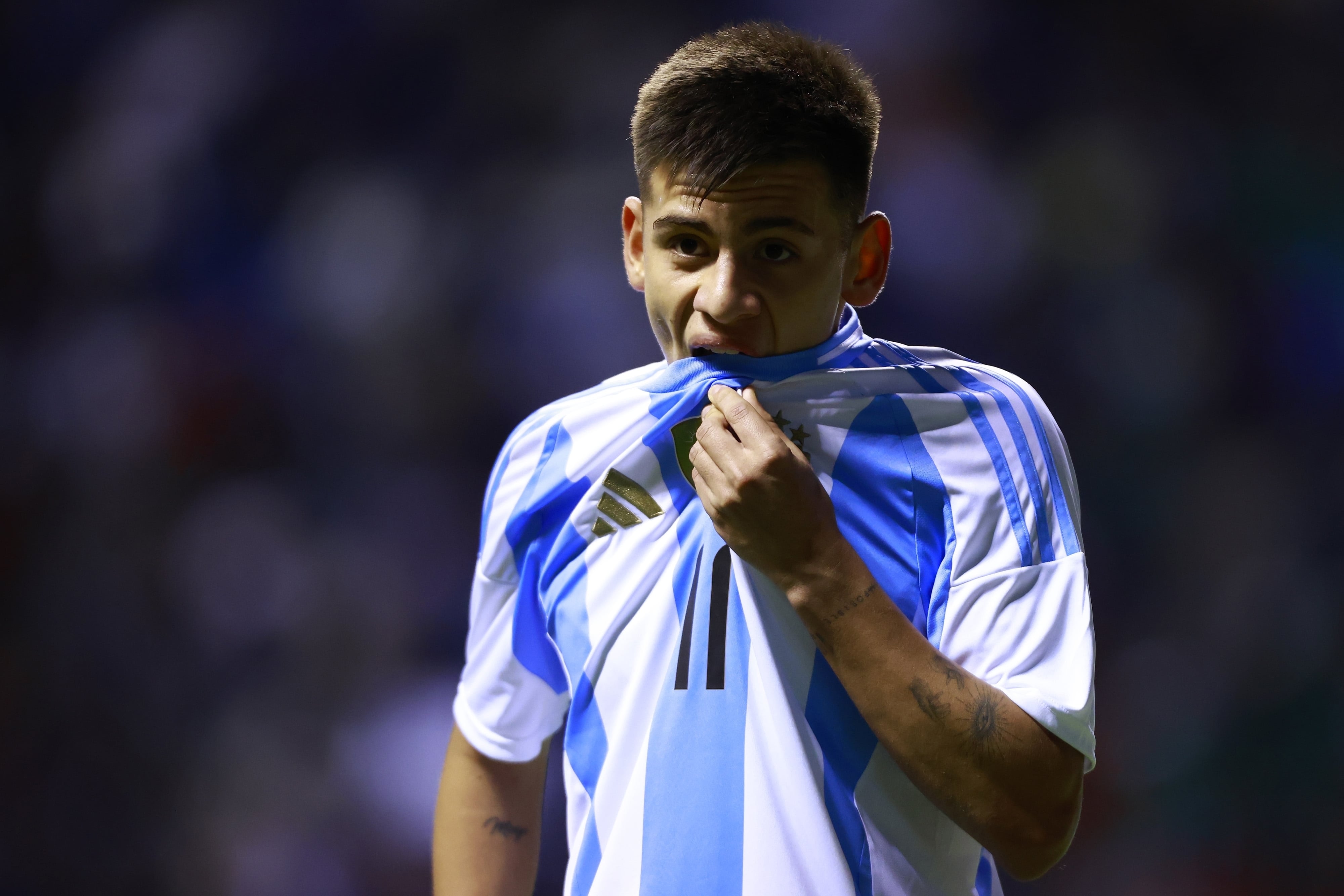 Diablito Echeverri con Argentina