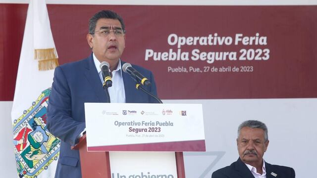 Sergio Salomón Céspedes implementa operativo de seguridad para Feria de Puebla 2023