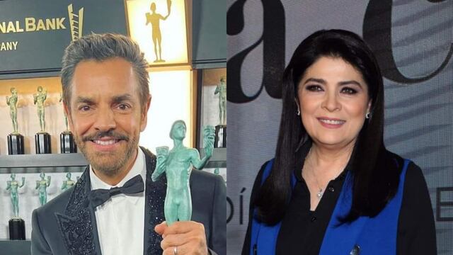 Eugenio Derbez y Victoria Ruffo.