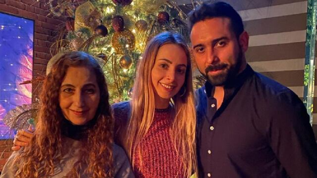 YosStop, su novio y mamá