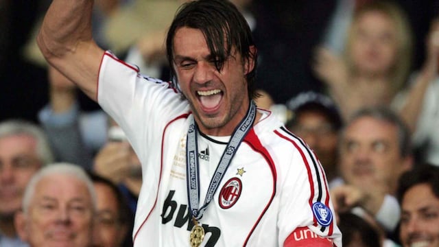 Maldini ganó todo con los rossoneri