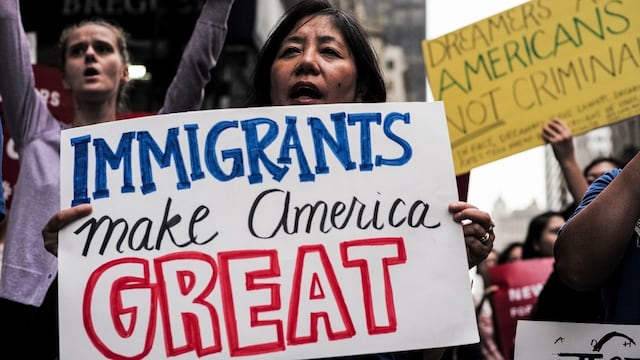 Manifestación a favor del DACA