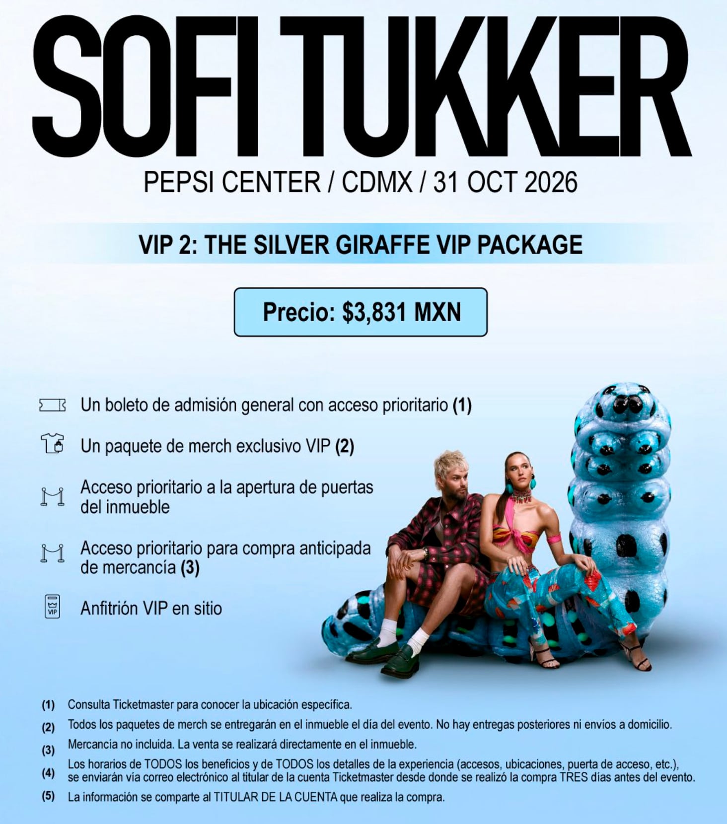Paquete VIP de Sofi Tukker