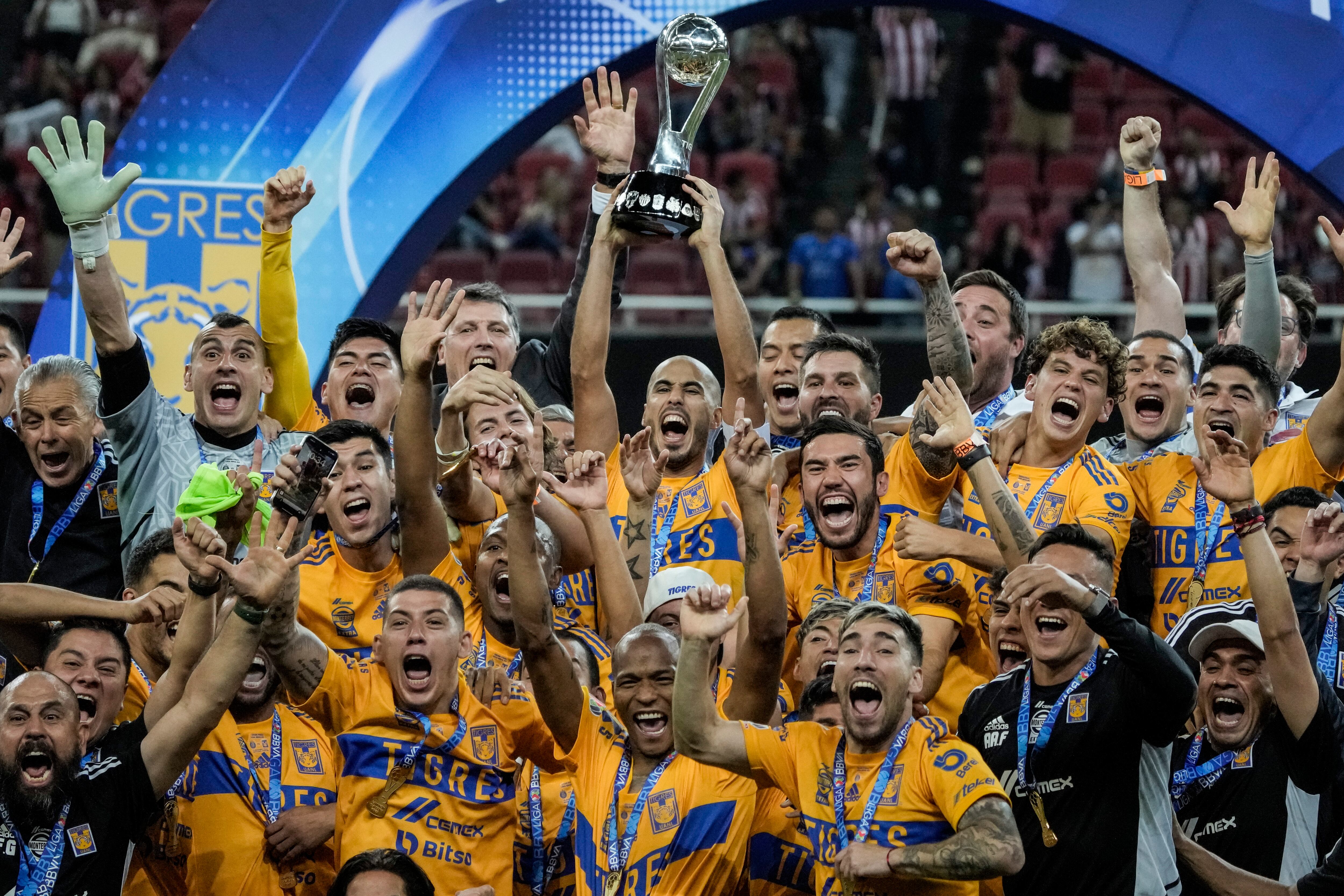 Club Tigres celebra campeonato