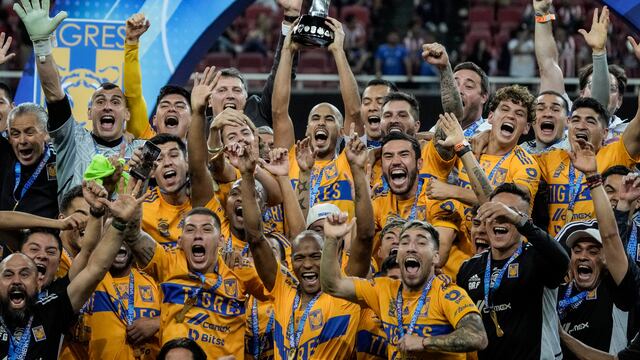 Club Tigres celebra campeonato