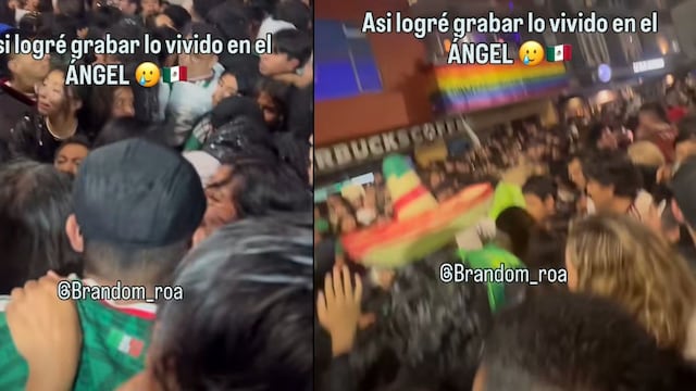 Así se vivió la estampida del Ángel de la Independencia afuera de Starbucks