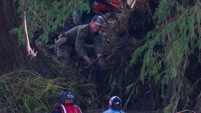 Rescatistas tras las severas inundaciones en Texas (imagen de referencia)