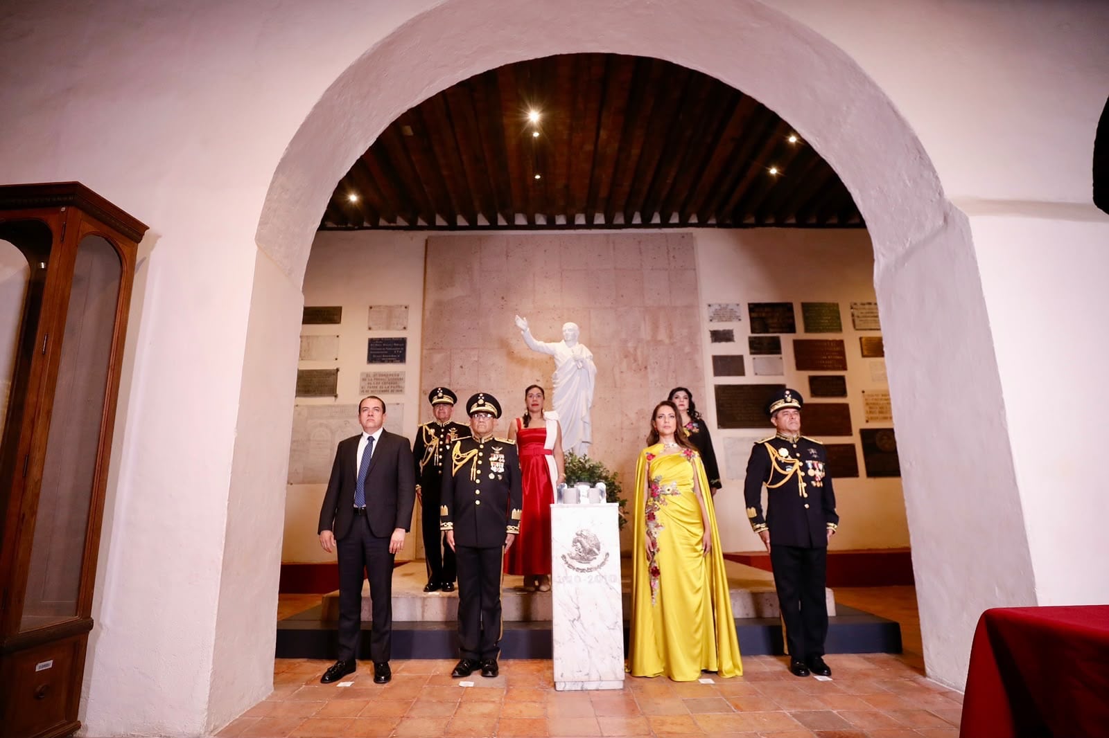 Libia Dennise encabeza Grito de Independencia desde Dolores Hidalgo.