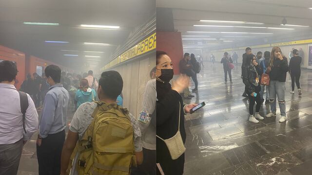 Humo en la estación Terminal Aérea