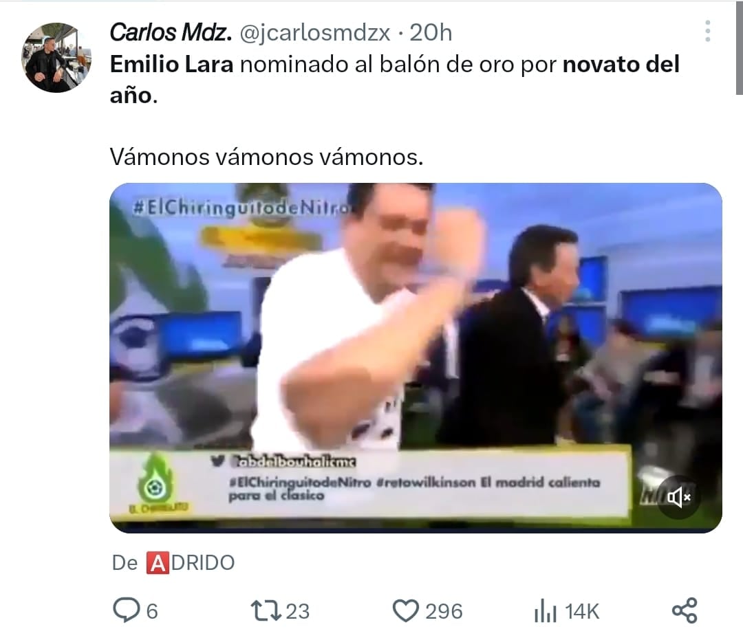 Meme Emilio Lara