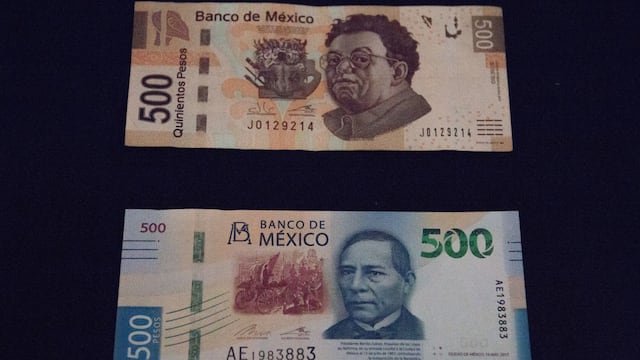 Billetes de 500 pesos