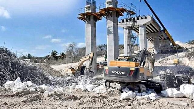 SEIS PILOTES COLAPSARON EN TRAMO 2 DEL TREN MAYA, CAMPECHE