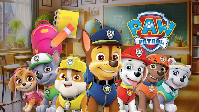 Dibujos de Paw Patrol regreso a clases