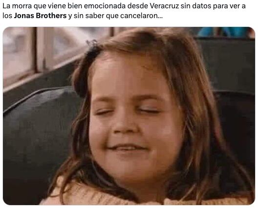 Los memes de la cancelación de los conciertos de los Jonas Brothers en México
