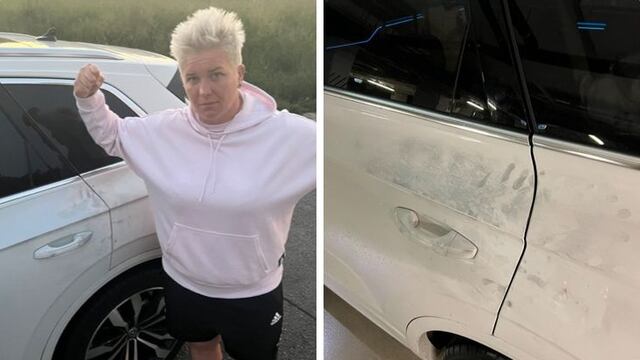 Anita Wlodarczyk detuvo a un hombre que intentó robarse su auto.