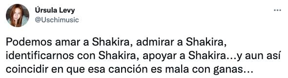 Comentarios sobre Monotonía, de Shakira
