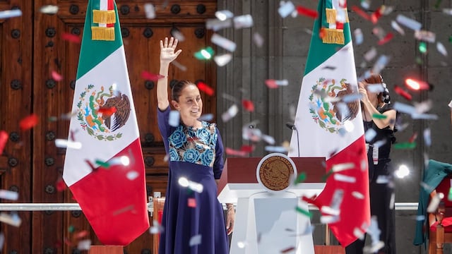 Claudia Sheinbaum reunió más de 350 mil mexicanos en el Zócalo