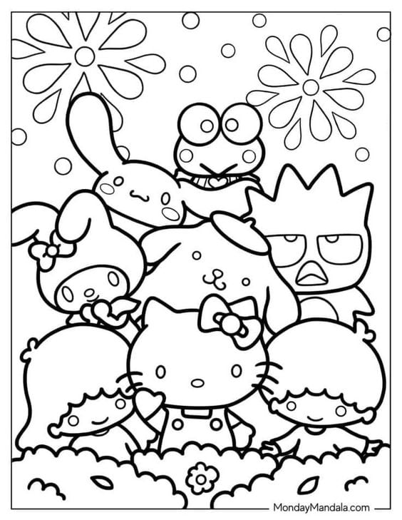 Dibujo de Hello Kitty