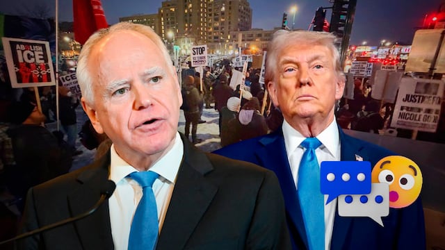 Tim Walz hace un llamado a llamado Donald Trump tras protestas en Minneapolis