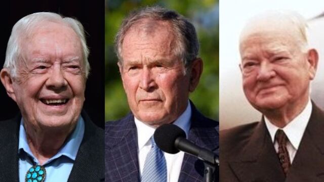 Jimmy Carter, George W. Bush, Herbert Hoover.