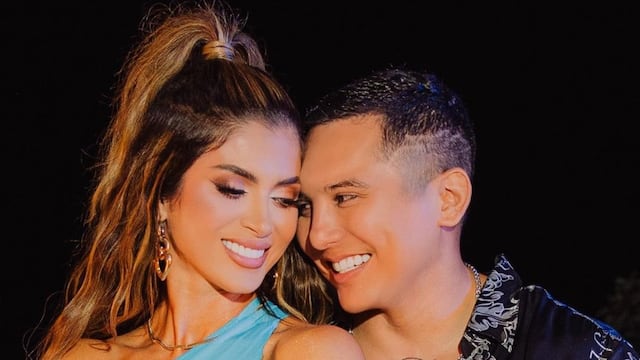 Kimberly Flores y Edwin Luna