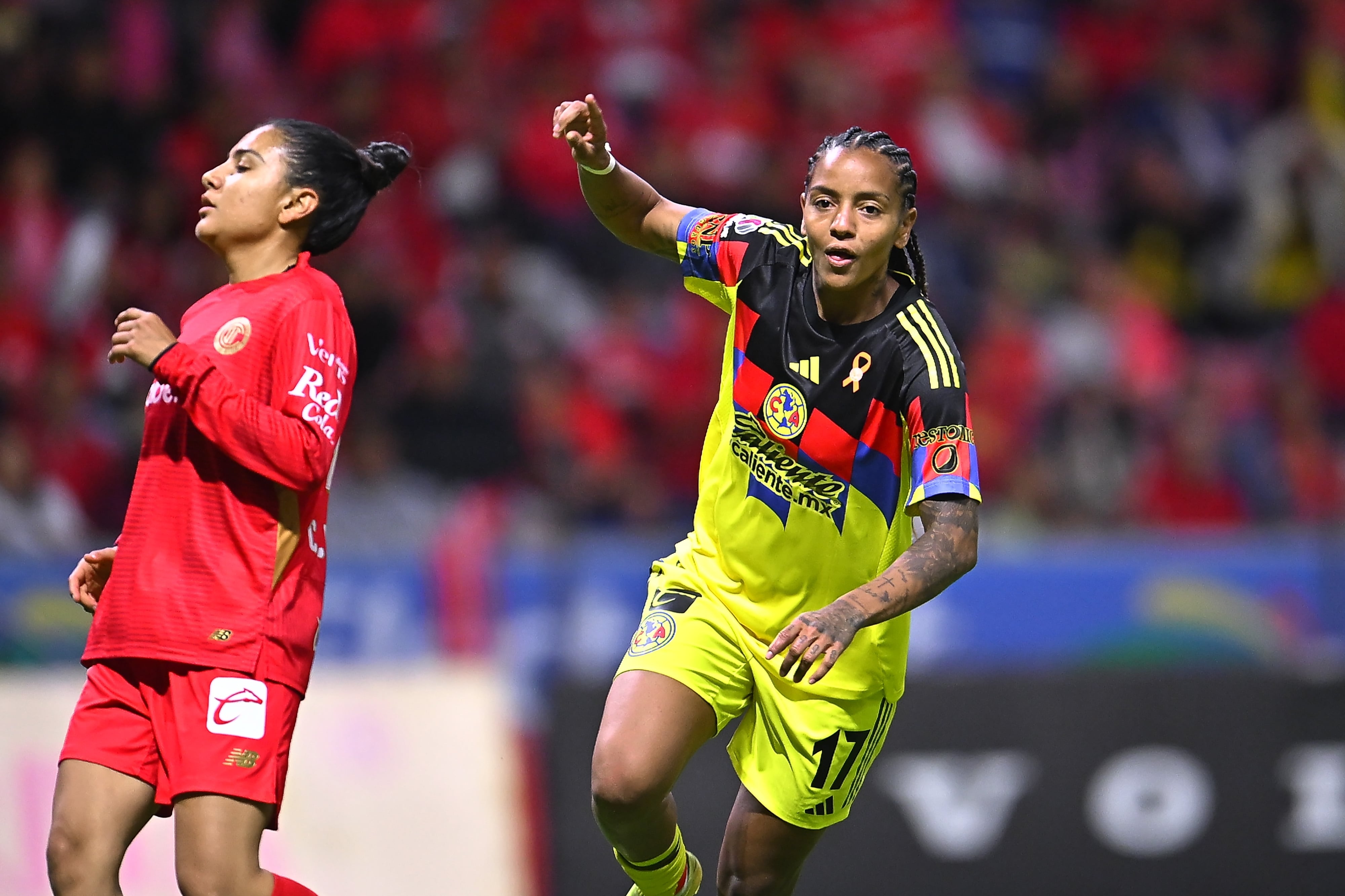 América Femenil le pasó por encima a Toluca en el juego de Ida