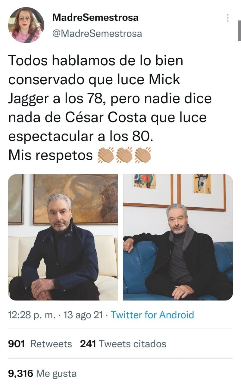 Publicación de Twitter