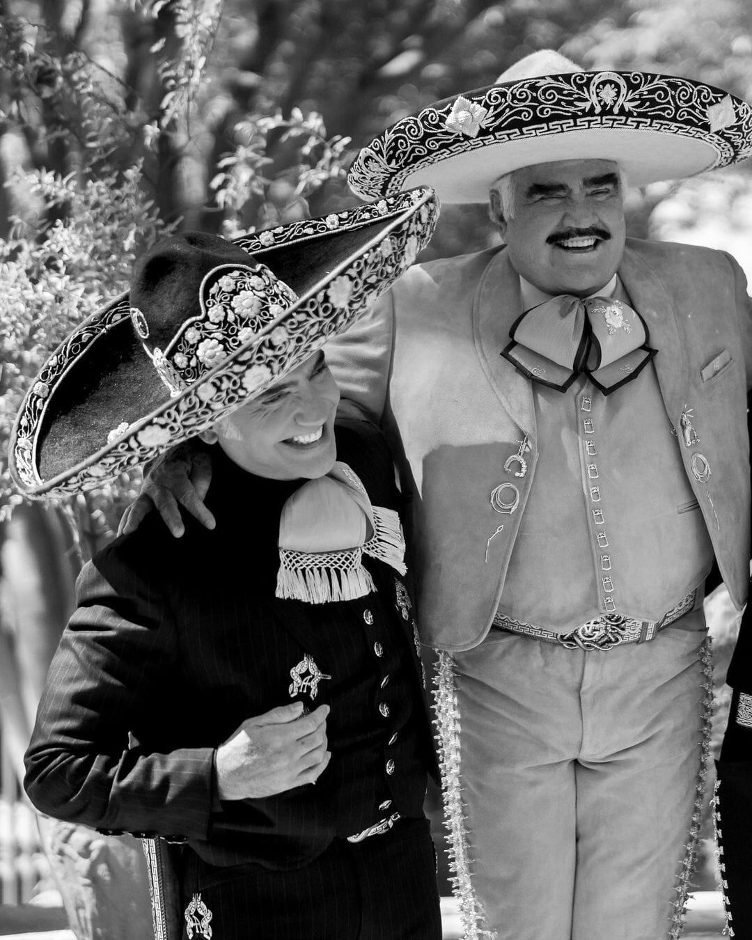 Alejandro Fernández y Vicente Fernández en fotos inéditas