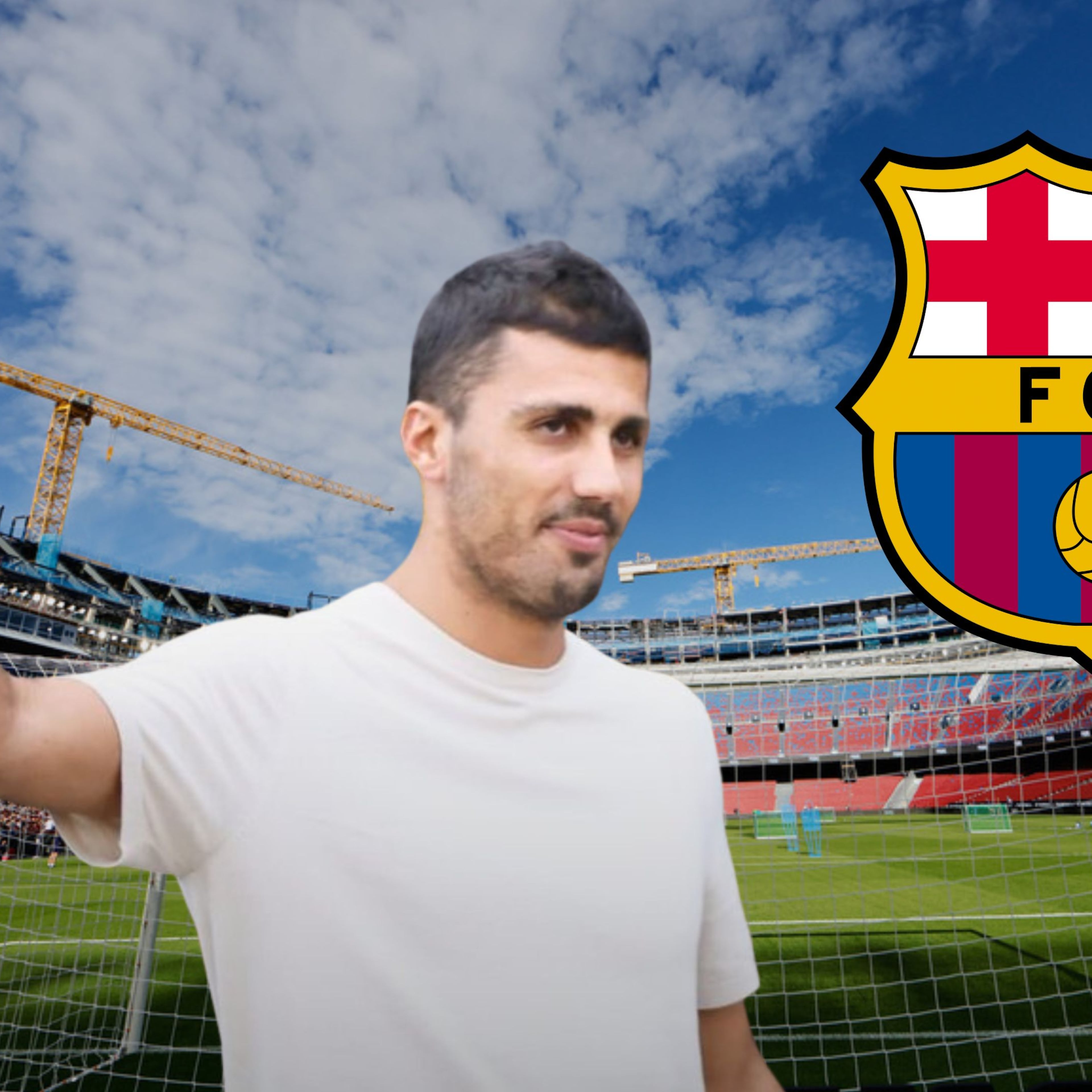 Rodri llega a Barcelona y reconoce que es un sueño jugar en el Barça