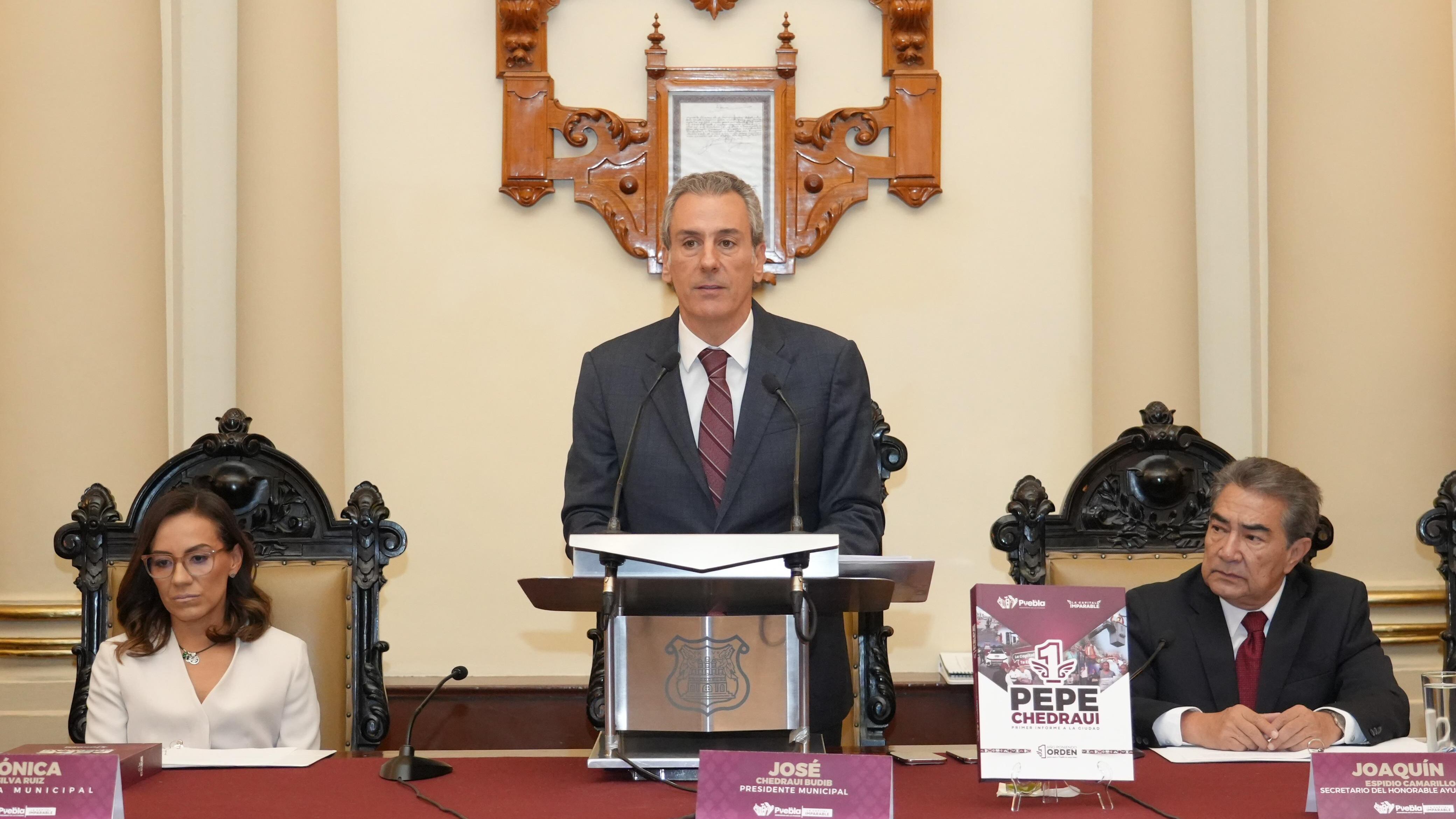 Pepe Chedraui rinde su Primer Informe de Gobierno y destaca avances en Puebla