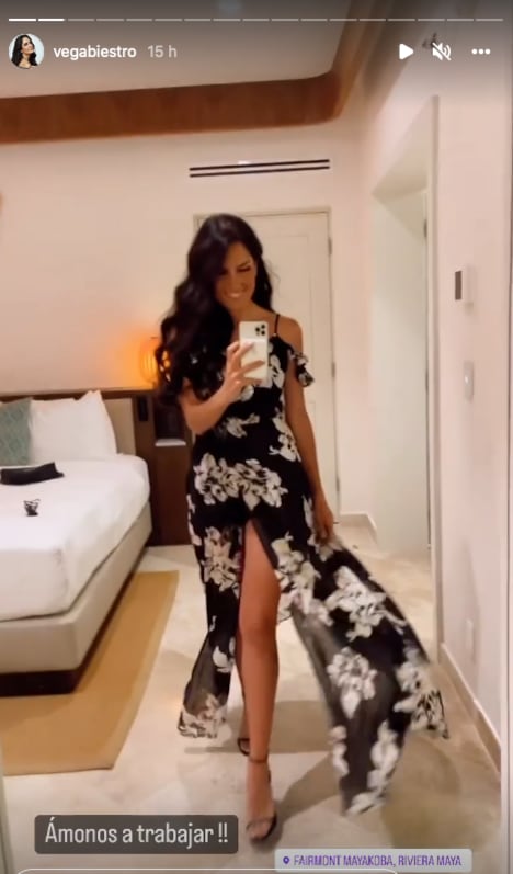 Joanna Vega-Biestro conduce evento.