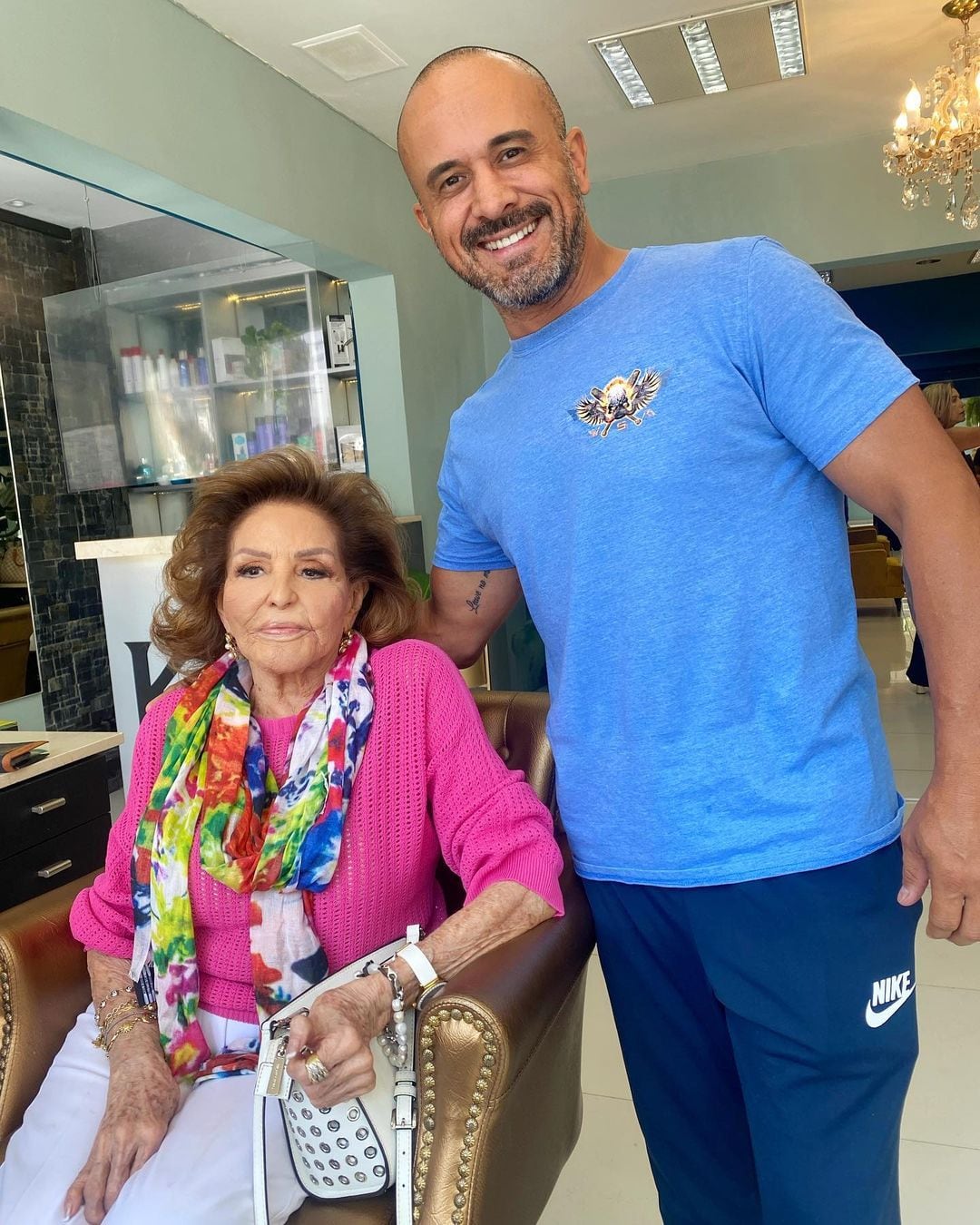 La actriz Gloria Mange en 2022