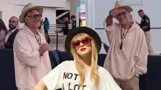 Alejandro Fernández es visto en el concierto de Taylor Swift de The Eras tour