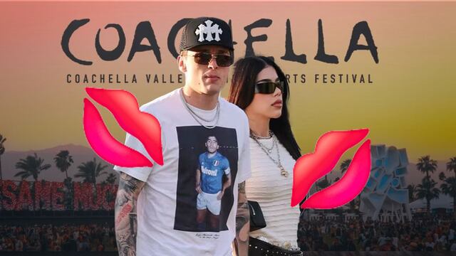 Kenia Os y Peso Pluma en Coachella 2025