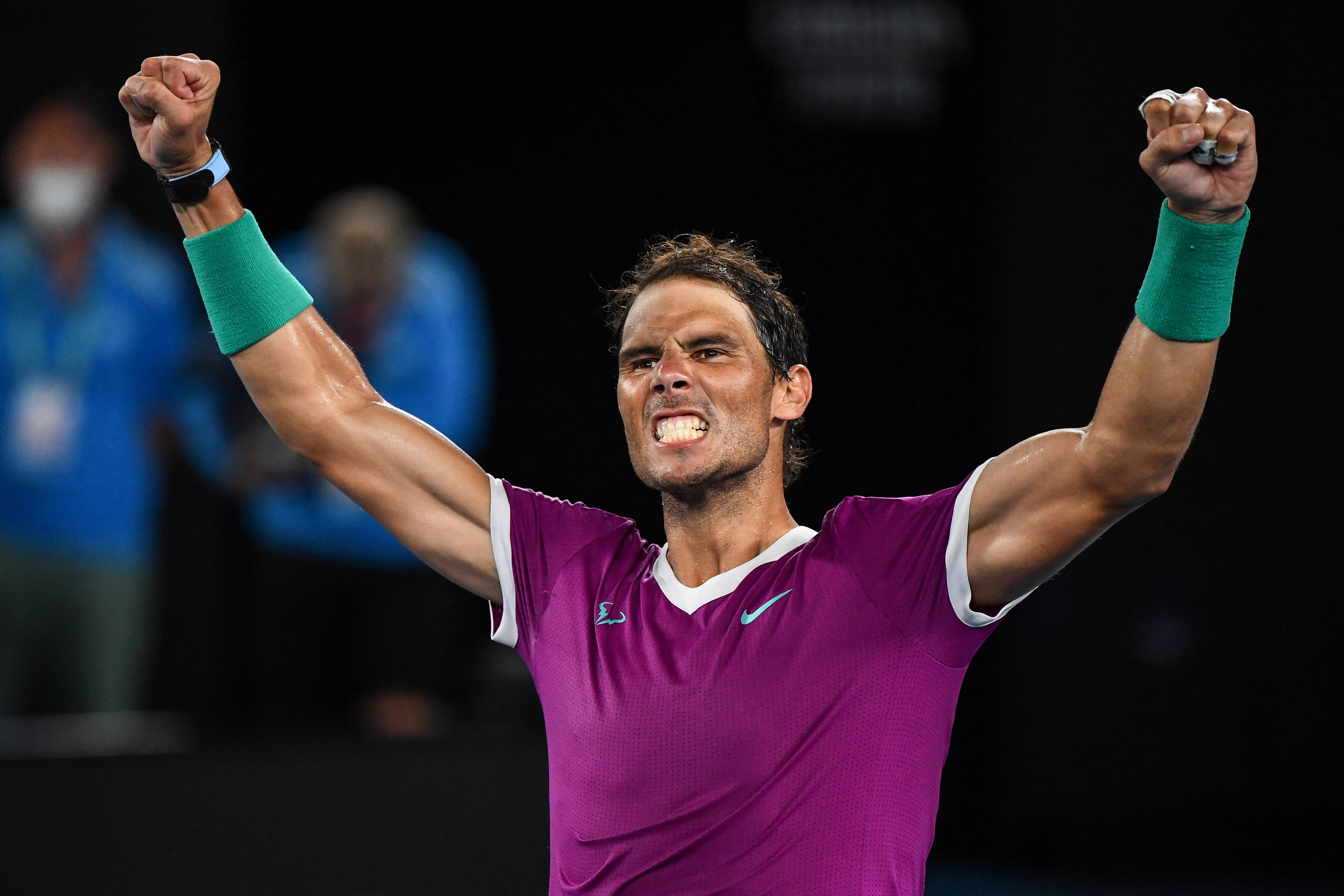 Rafael Nadal en el Abierto de Australia