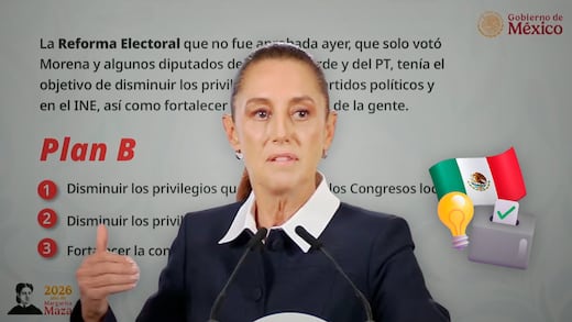 Sheinbaum presenta su Plan B para la reforma electoral