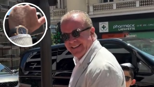El reloj Patek Philippe que Raúl Rocha Cantú presume en Mónaco.