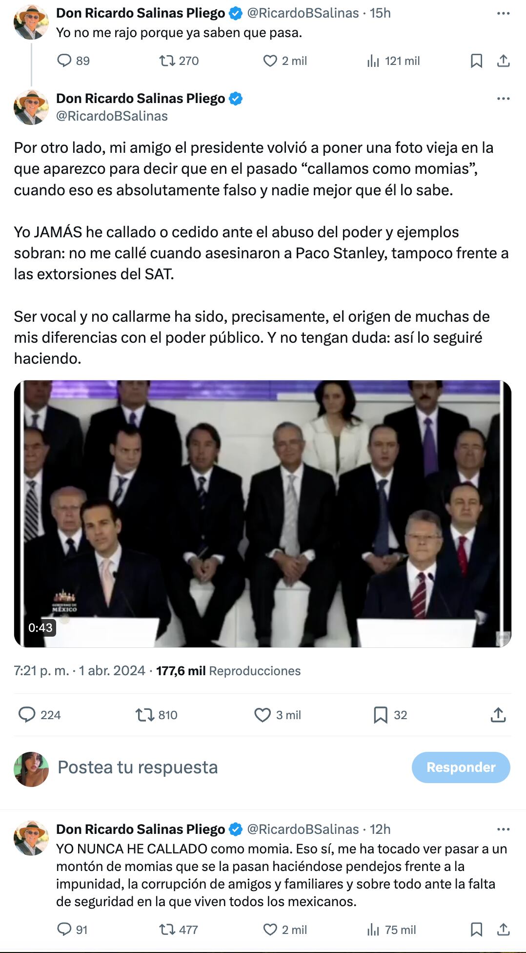 RICARDO SALINAS PLIEGO RETA A ENTREVISTA A AMLO