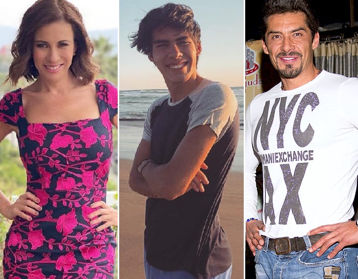 Ingrid Coronado, Emiliano López y Charly López