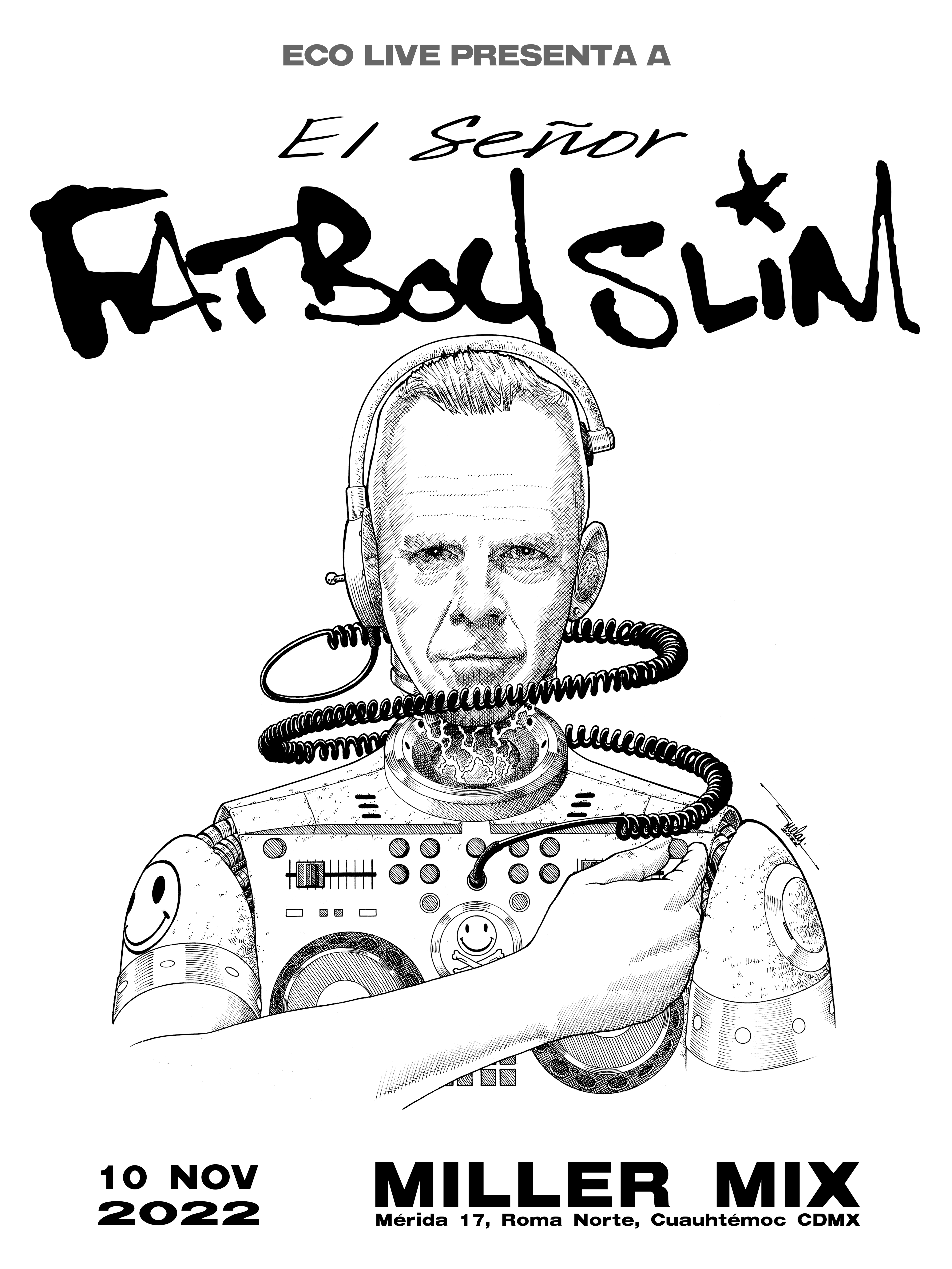 Fatboy Slim regresa para los chavorrucos antreros; estará en este legendario club de la CDMX