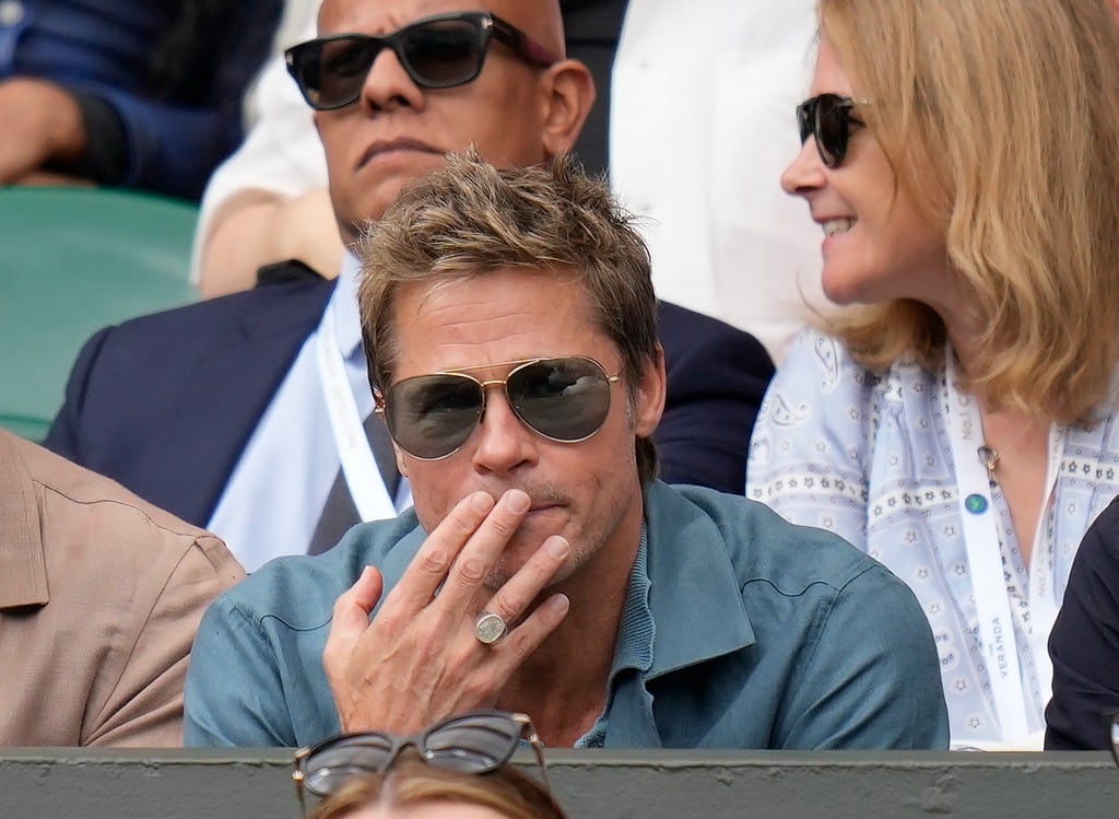 Brad Pitt en Wimbledon