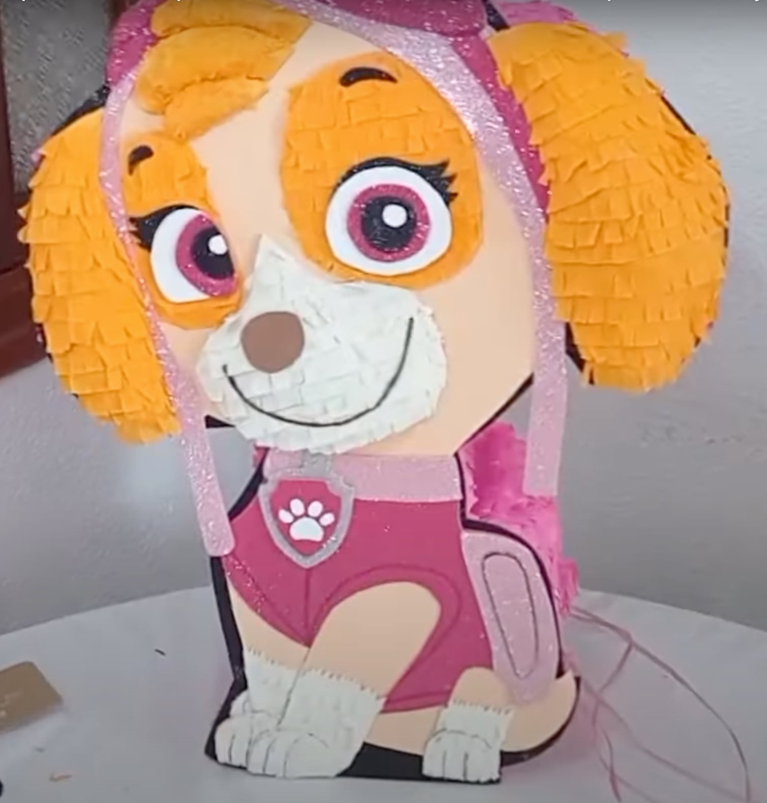 Piñata de Skye de Paw Patrol con relieve