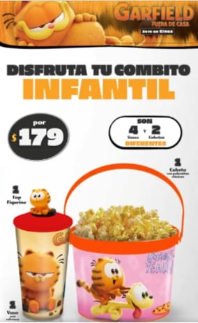 Coleccionables Cinemex de Garfield: Fuera de Casa