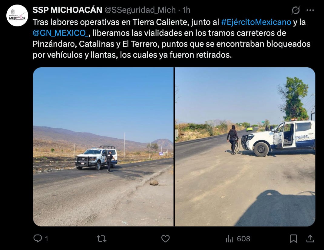 Michoacán hoy 2 de mayo 2025
