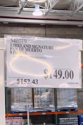Pan de muerto en Costco
